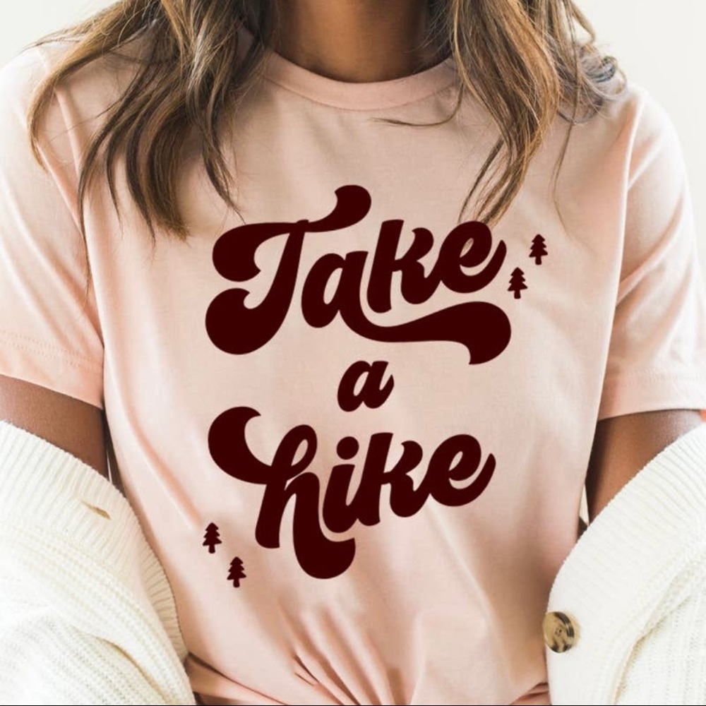 Pink Take a Hike Tee